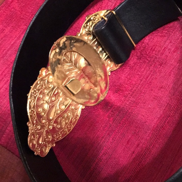 ??Sale??Golden Leaf Buckle by ABBE Creations for Sakowitz main image 8